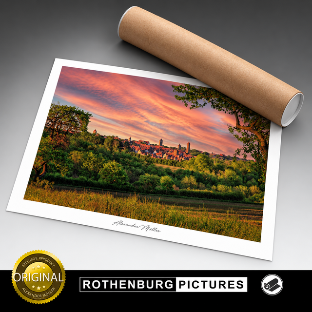 Original Rothenburg Print | Sonnenuntergang