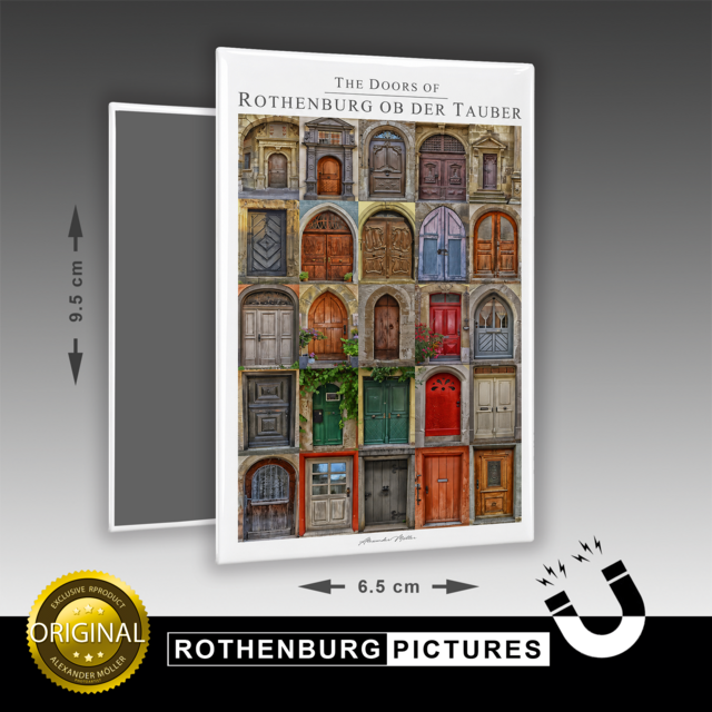 Original Rothenburg Magnet- The Doors of Rothenburg | ROTHENBURG PICTURES Original Rothenburg Magnet- The Doors of Rothenburg | ROTHENBURG PICTURES