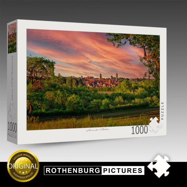 Original Rothenburg Puzzle | Sonnenuntergang Original Rothenburg Puzzle | Sonnenuntergang