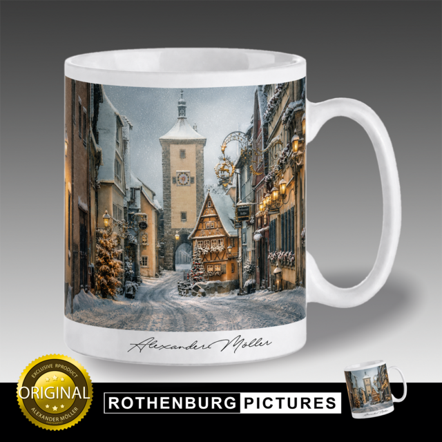 Original Rothenburg Tasse - Plönlein im Winter | ROTHENBURG PICTURES Original Rothenburg Tasse - Plönlein im Winter | ROTHENBURG PICTURES