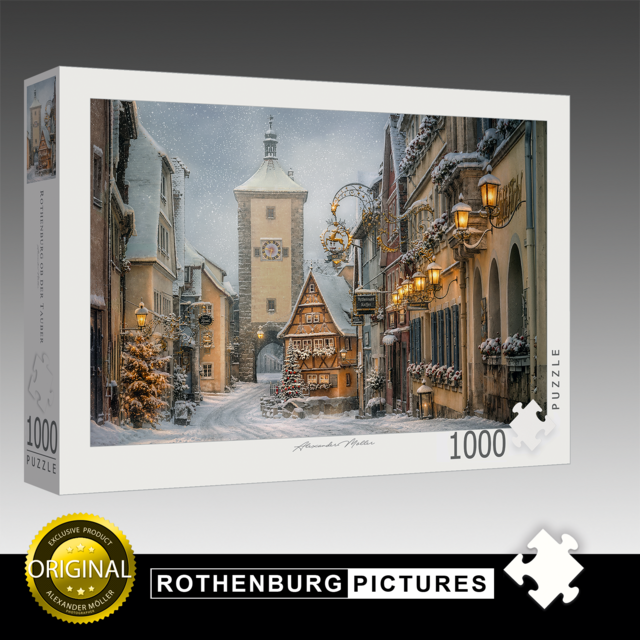 Original Rothenburg Puzzle | Das Plönlein im Winter