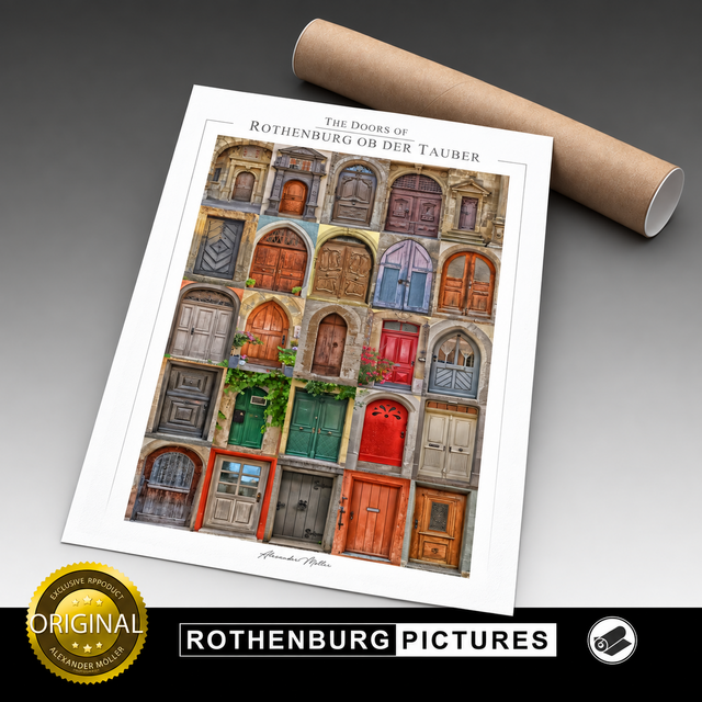 Original Rothenburg Print | The Doors of Rothenburg ob der Tauber