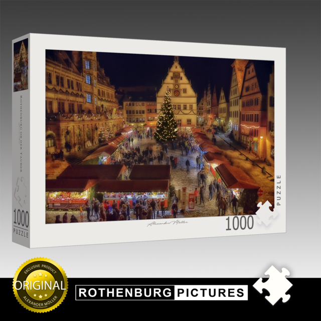 Original Rothenburg Puzzle | Weihnachtsmarkt