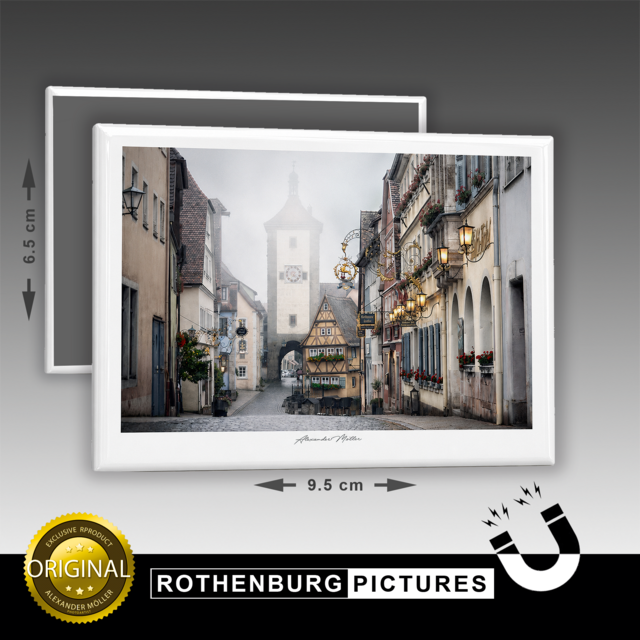 Original Rothenburg Magnet- Plönlein im Nebel | ROTHENBURG PICTURES Original Rothenburg Magnet- Plönlein im Nebel | ROTHENBURG PICTURES