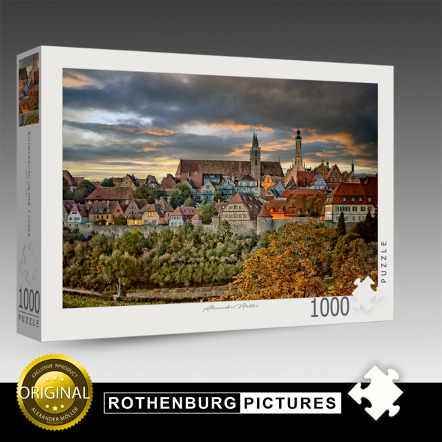 Original Rothenburg Puzzle | Silhouette Original Rothenburg Puzzle | Silhouette