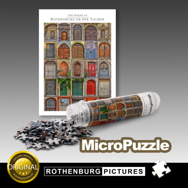 Original Rothenburg Micropuzzle - The Doors of Rothenburg | ROTHENBURG PICTURES Original Rothenburg Micropuzzle - The Doors of Rothenburg | ROTHENBURG PICTURES