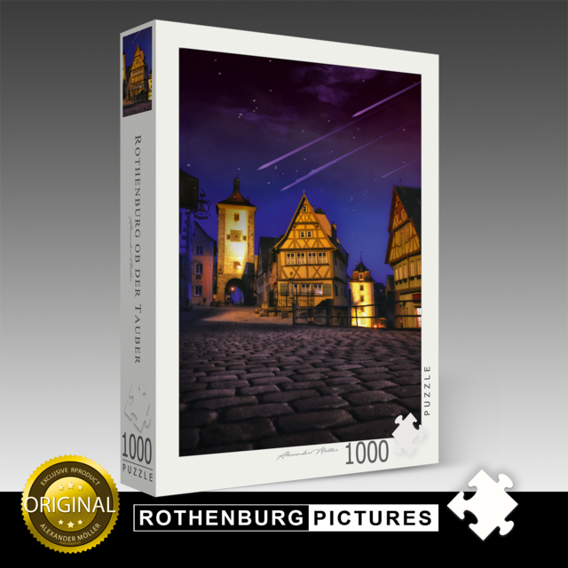 Original Rothenburg Puzzle | Plönlein bei Nacht Original Rothenburg Puzzle | Plönlein bei Nacht