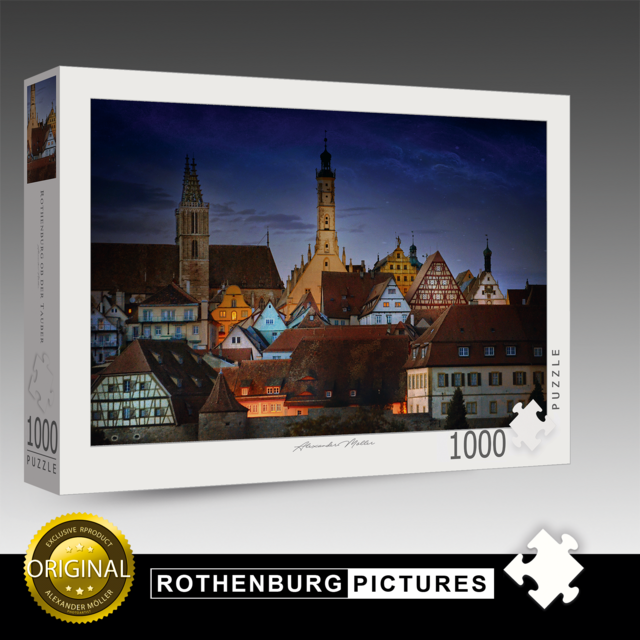 Original Rothenburg Puzzle | Bei Nacht Original Rothenburg Puzzle | Bei Nacht