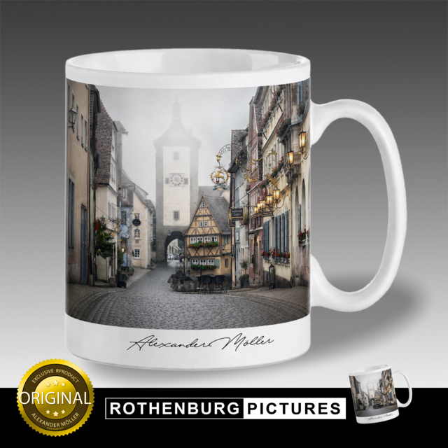 Original Rothenburg Tasse - Plönlein im Nebel | ROTHENBURG PICTURES Original Rothenburg Tasse - Plönlein im Nebel | ROTHENBURG PICTURES