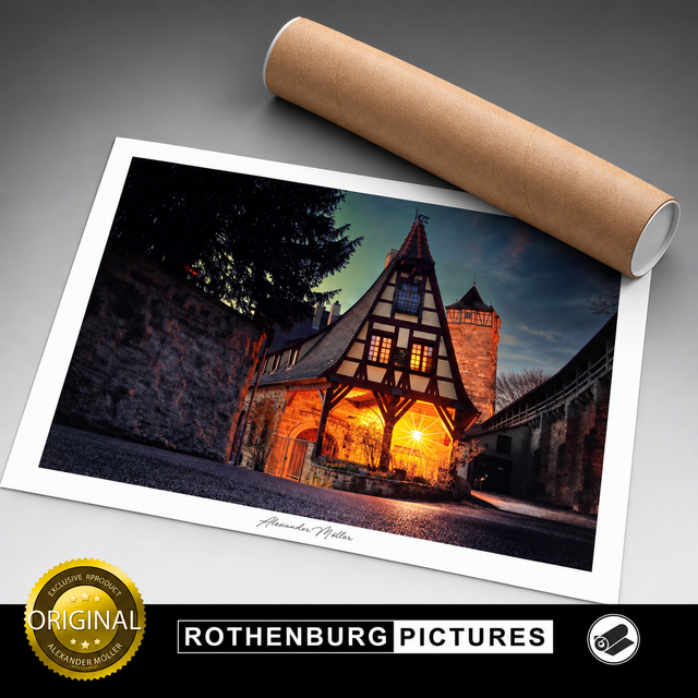 Original Rothenburg Print | Alte Schmiede