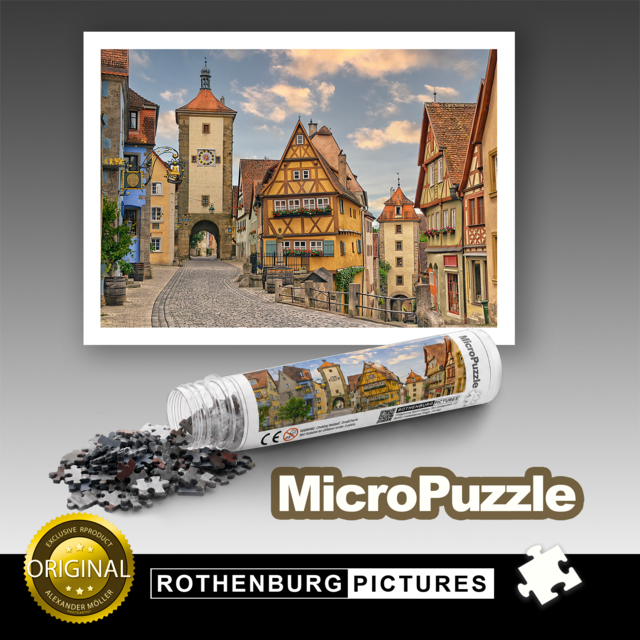 Original Rothenburg Micropuzzle - Plönlein | ROTHENBURG PICTURES Original Rothenburg Micropuzzle - Plönlein | ROTHENBURG PICTURES
