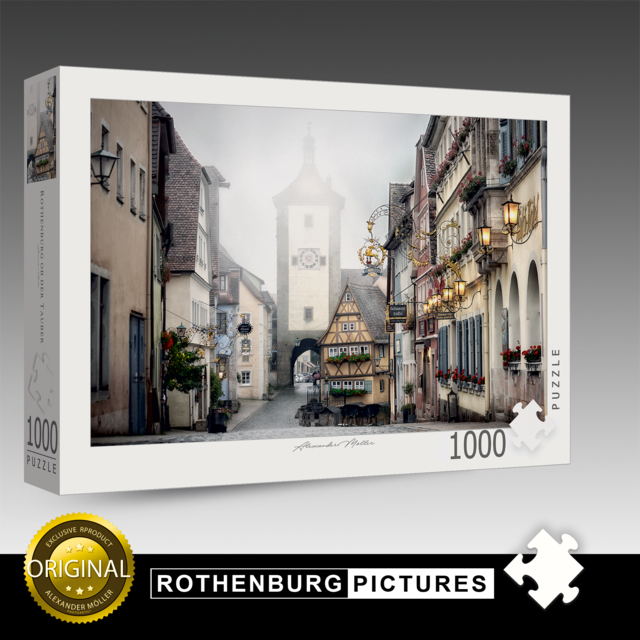 Original Rothenburg Puzzle | Plönlein im Nebel Original Rothenburg Puzzle | Plönlein im Nebel