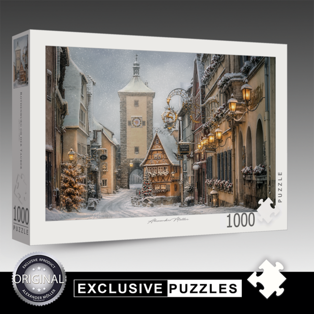 Original Rothenburg Puzzle | Das Plönlein im Winter